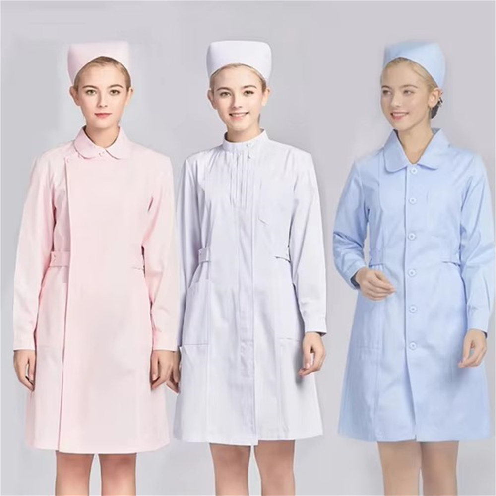 Medical Lab Coat - Nuevo abrigo de uniforme blanco transpirable