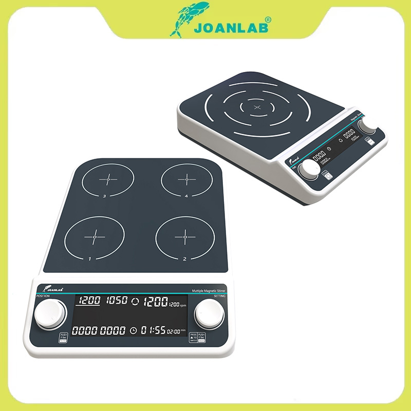 Magnetic Stirrer Hotplate - Agitador magnético múltiple de cuatro estaciones
