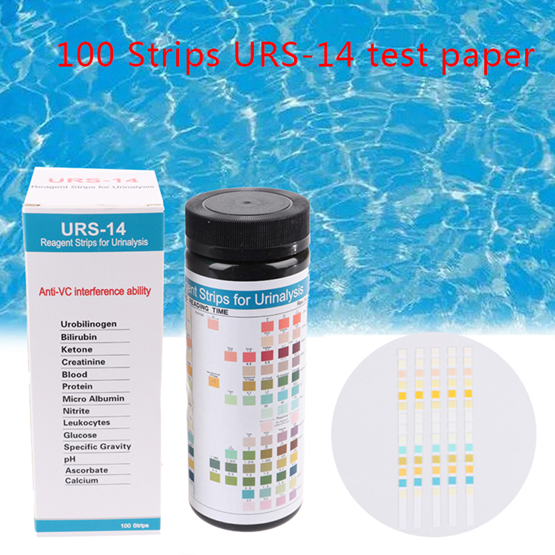 Urinalysis Reagent Strip - URS-14-Papel de prueba de reactivo de
