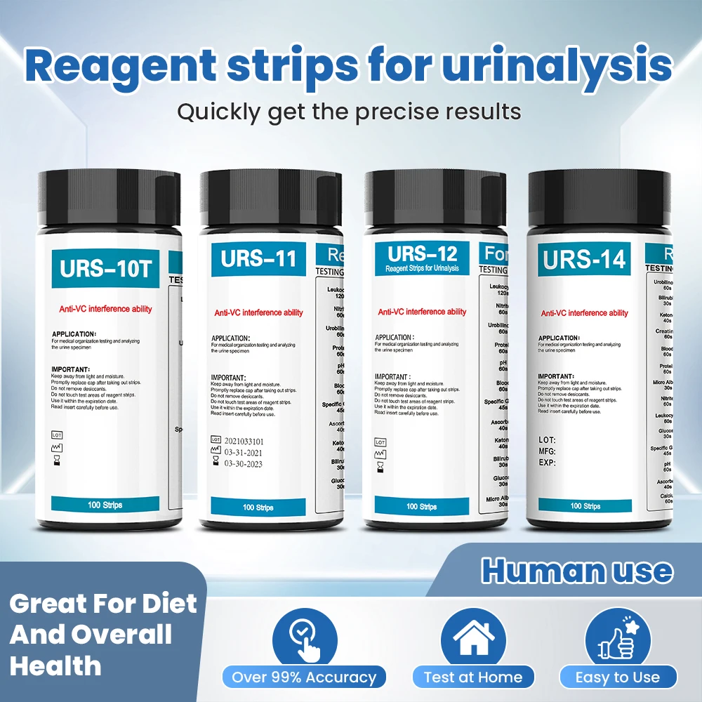 Urinalysis Reagent Strip - Tiras reactivas analizador de orina humana