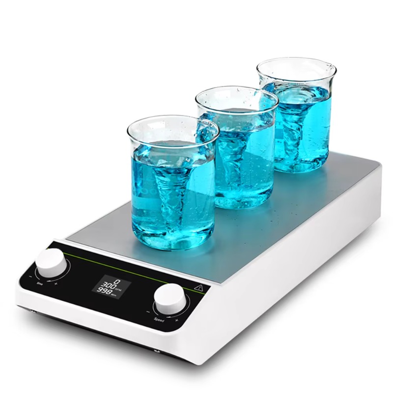 Magnetic Stirrer Hotplate - Agitador magnético de laboratorio multiposición con