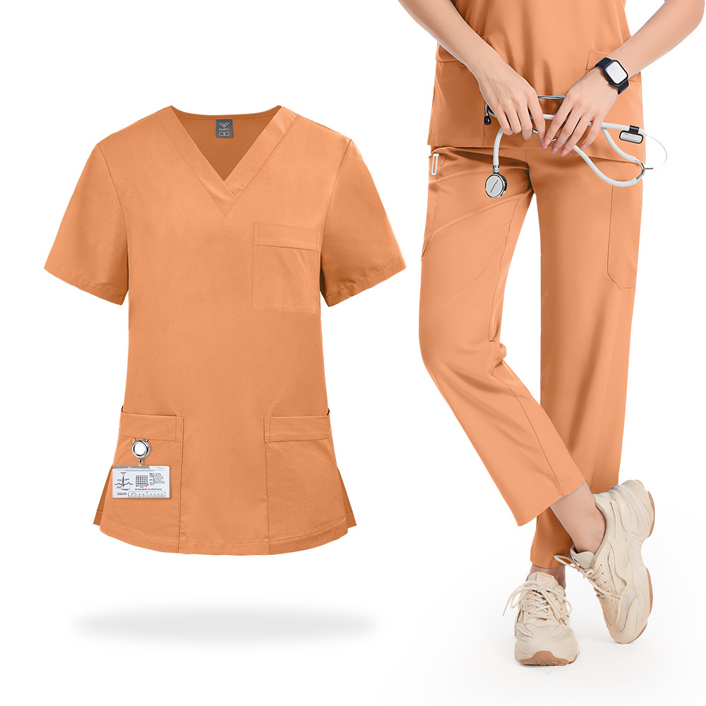 Medical Lab Coat - Uniformes de Trabajo de Manga Corta