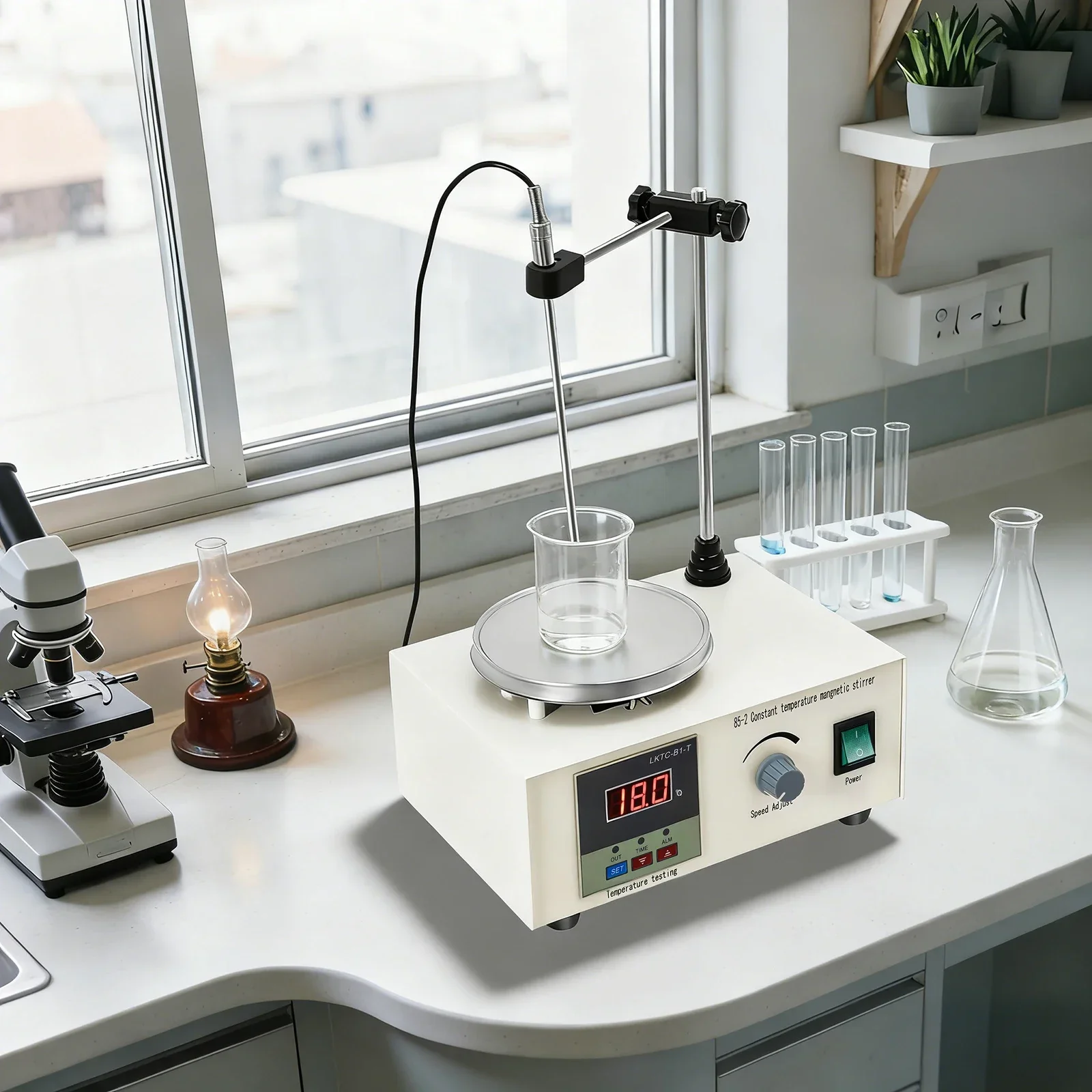 Agitador Magnético de 2000 ml  - Magnetic Stirrer Hotplate reseña y precio