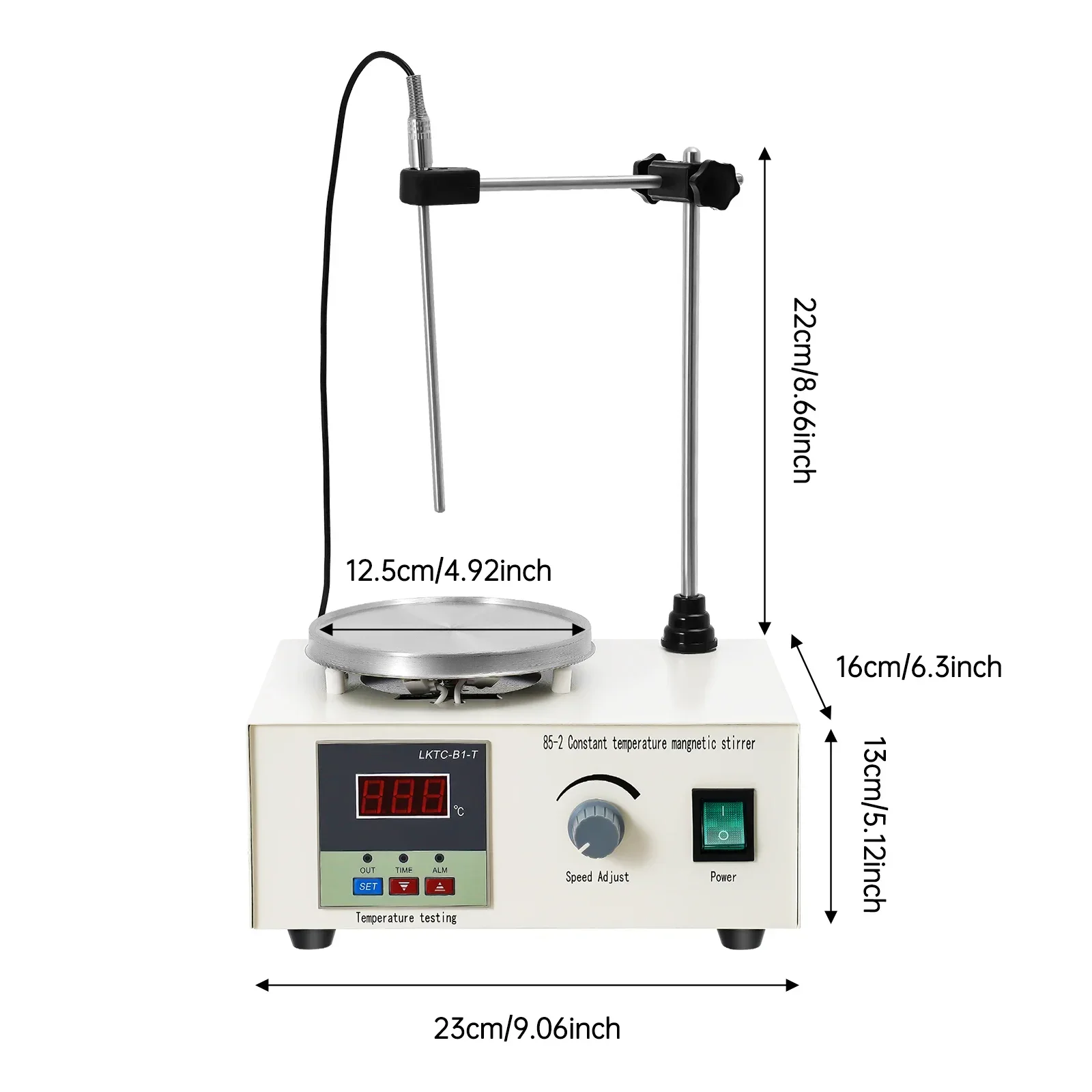 Agitador Magnético de 2000 ml  - Magnetic Stirrer Hotplate reseña y precio