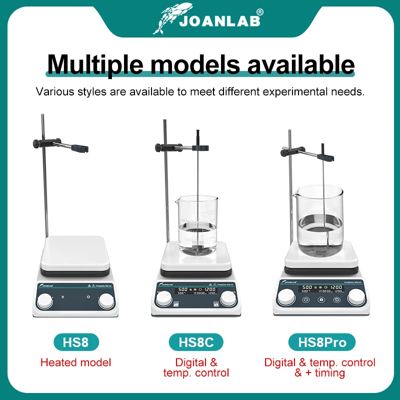 JOANLAB Agitador magnético Lab - Magnetic Stirrer Hotplate reseña y precio
