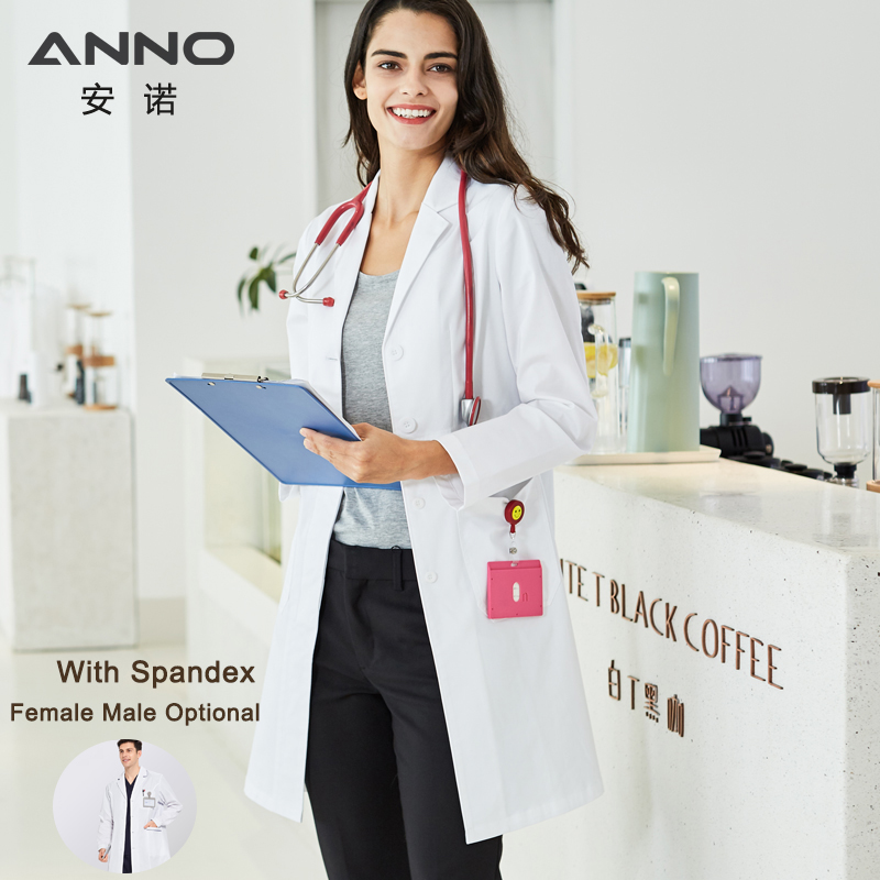 ANNO-uniformes de laboratorio  - Medical Lab Coat reseña y precio
