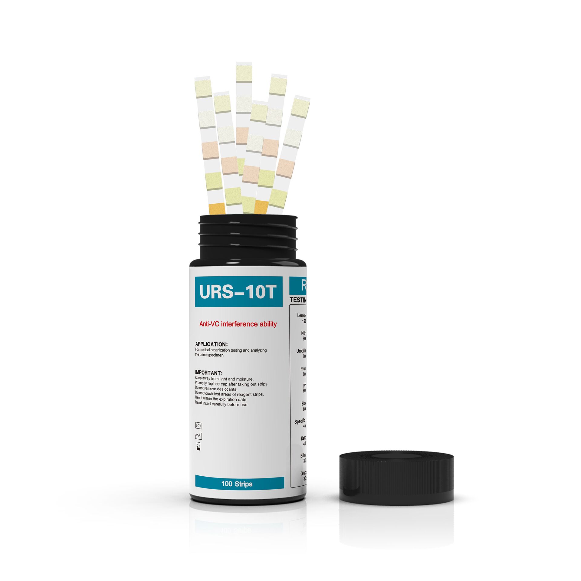 Tiras reactivas de URS-10T par - Urinalysis Reagent Strip reseña y precio