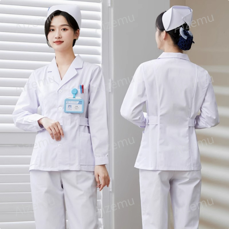 Nuevo uniforme de enfermera bl - Medical Lab Coat reseña y precio