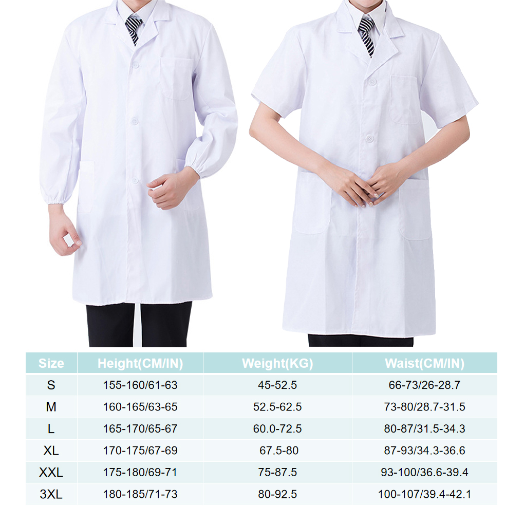Abrigo de laboratorio de manga - Medical Lab Coat reseña y precio