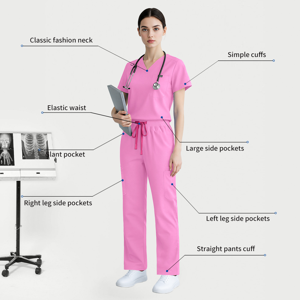 Conjunto de Uniforme Médico Ni - Medical Lab Coat reseña y precio