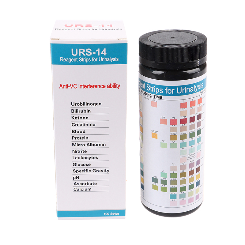 URS-14-Papel de prueba de reac - Urinalysis Reagent Strip reseña y precio