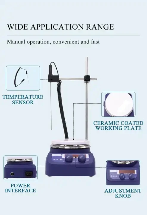 Ms-h280-pro Placa Calefactora  - Magnetic Stirrer Hotplate reseña y precio