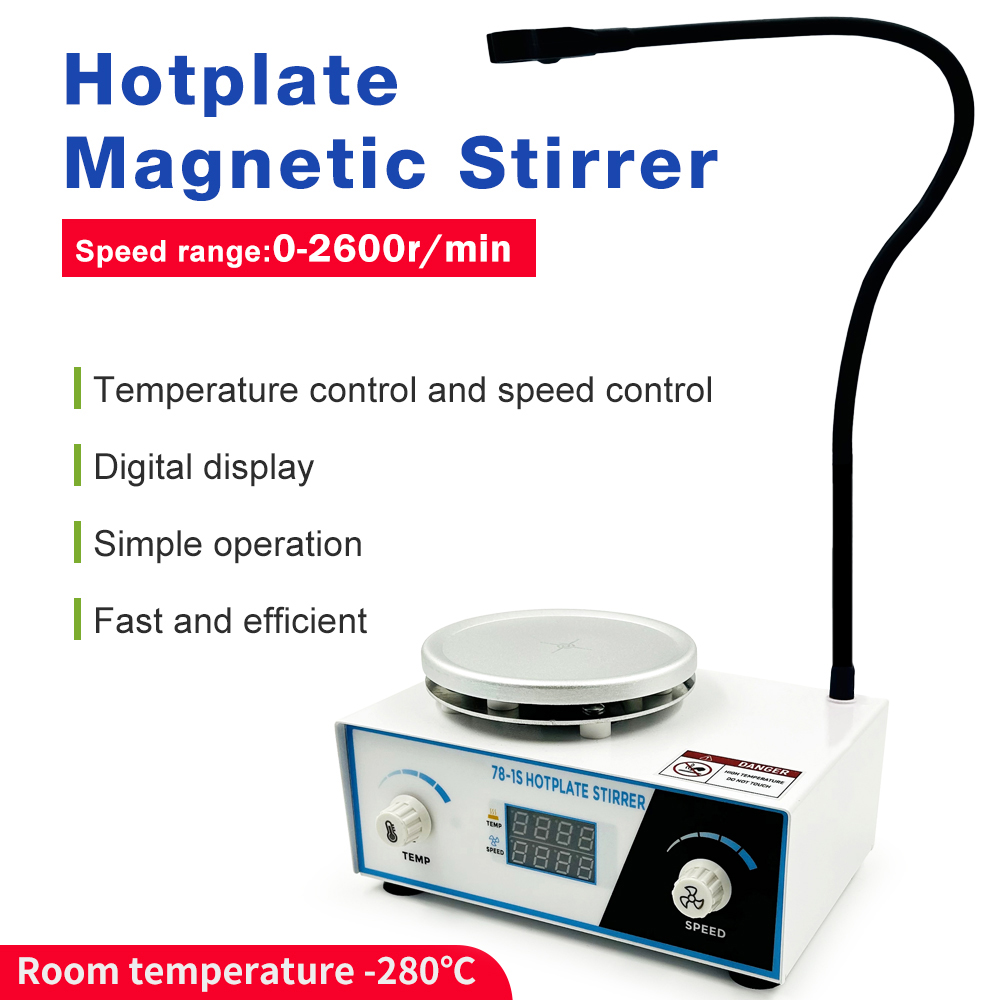 Agitador Magnético con Calefac - Magnetic Stirrer Hotplate reseña y precio