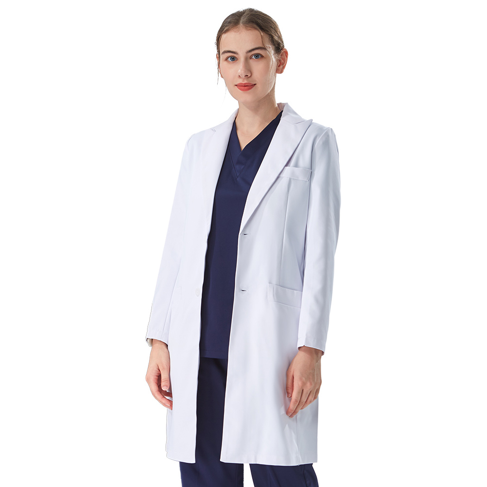 Bata de Laboratorio Blanca con - Medical Lab Coat reseña y precio