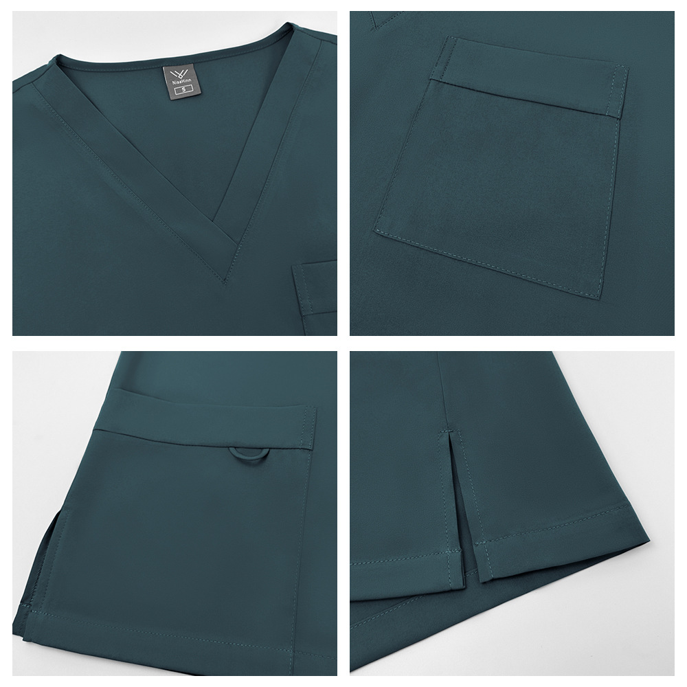 Uniformes de Trabajo de Manga  - Medical Lab Coat reseña y precio