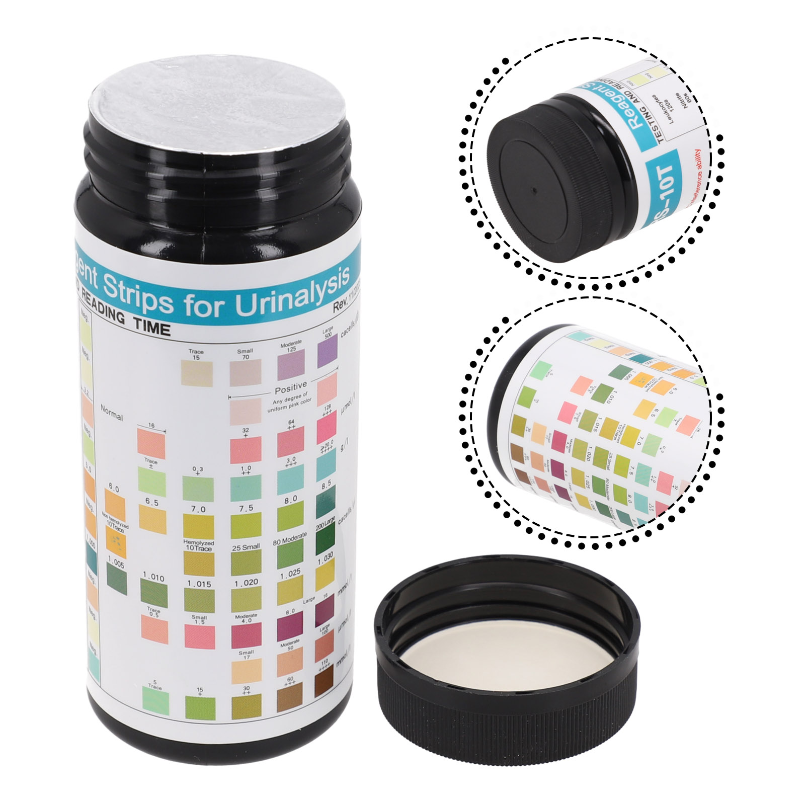 100 tiras URS-10T tiras de aná - Urinalysis Reagent Strip reseña y precio