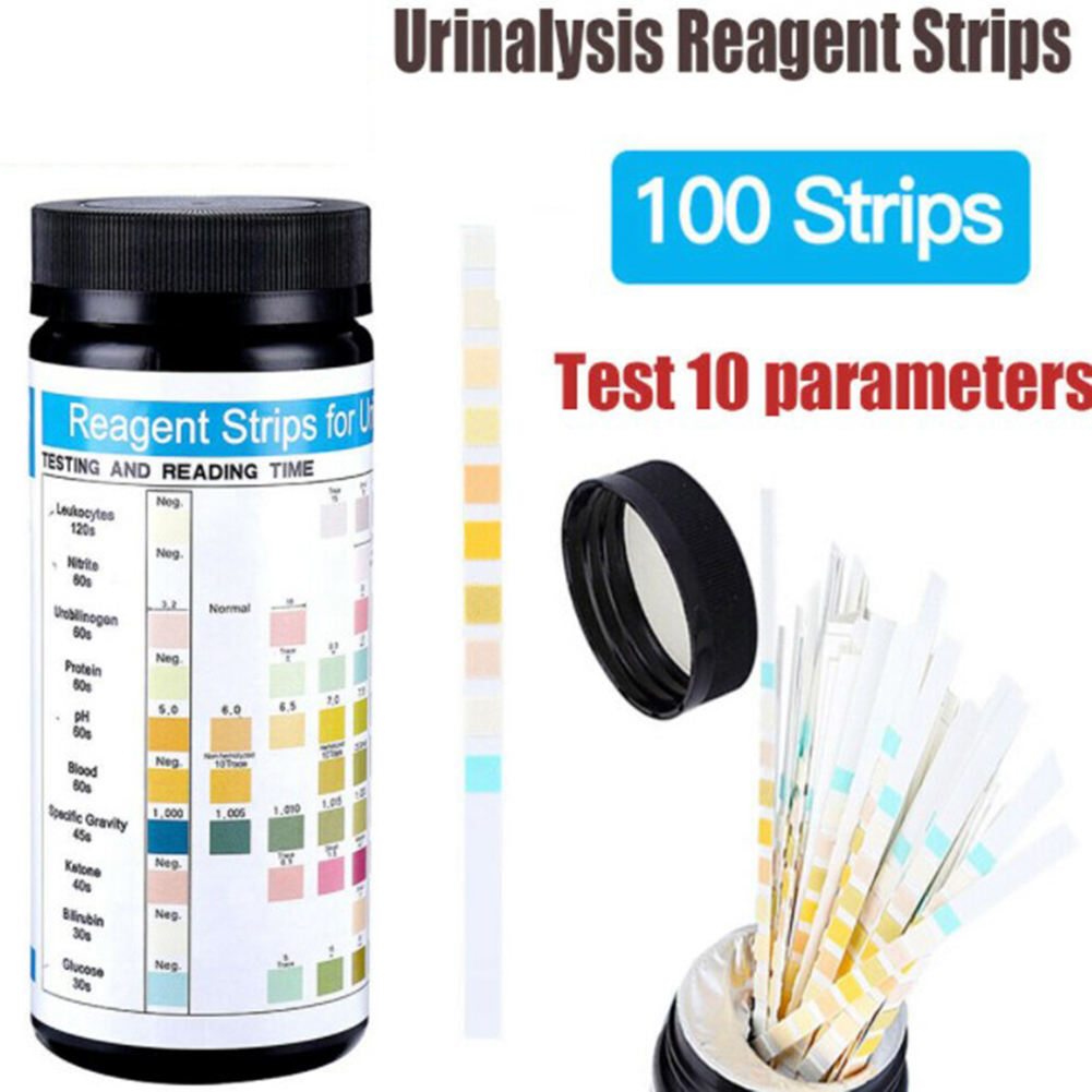 100 tiras URS-10T tiras de aná - Urinalysis Reagent Strip reseña y precio